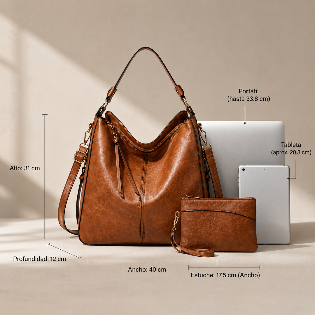 Bolso Hobo Volàire + Bandolera y Cartera GRATIS